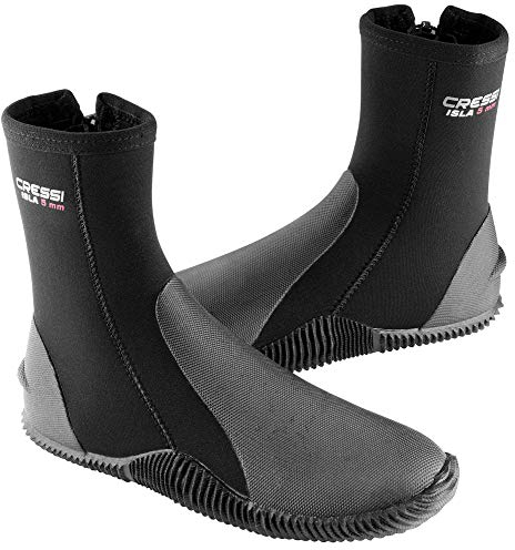 Cressi Isla Boots - Unisex Tauchschuhe aus Neopren mit Gummisohle