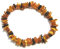 Armband Bernstein bunt (teils erhitzt) Splitter 12 mm