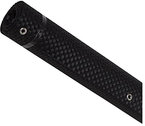 NOOR Balkonblende Exklusiv aus Rattan 0,90 x 3m I Schwarze Sichtschutzmatte mit Ösen für einen sicheren Halt I UV-beständiger Windschutz für Balkone und Terrassen