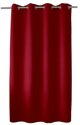 Enjoy Home 2010AN140180 Vorhang, mit 8 Ösen, Polyester, 180 x 140 cm, rot, 40x27