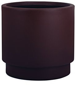 Hobby Flower Basic - Maceta Redonda con Sistema de Auto-riego, 35 x 35 cm, Color Chocolate