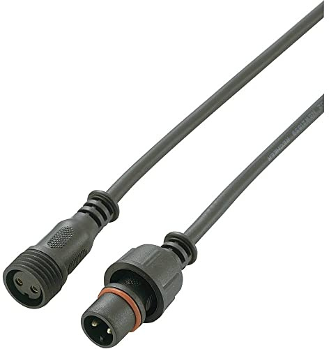 TRU Components 1168962 Rundstecker konfektioniert Stecker, gerade, Buchse, gerade Gesamtpolzahl: 2 1 St.