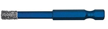 Mexco Wax filled Diamond Tile Drill Bit with Hex Fit for Drilling Porcelain, Ceramic, Stone – 7mm