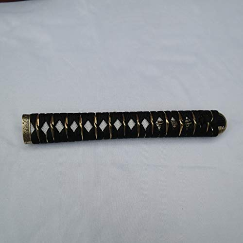 Boyu Sword Handle Tsuka 10.2in Alloy/Copper/Iron Fittings Imitation or real Samegawa (DB01, 26cm/10.2in,)