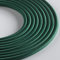 Klartext - Cable textil redondo para iluminación (3 x 0,75 mm, 3 m), color verde oscuro Máxima seguridad a prueba de golpes.