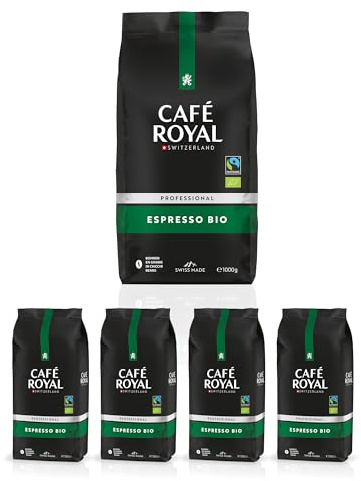 Café en grains Espresso certifié Bio 4x1 kg Café Royal Pro