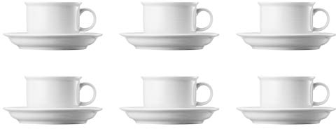 6 x Kaffeetasse 2-tlg. - Trend Weiß - Thomas - 11400-800001-14740 -