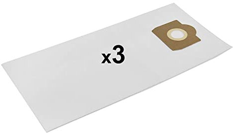 3x Vliesbeutel (6-lagig) passend für Parkside PWD 25 (A1, A2, B3, C4), PWD 30 (A1, B1, C1)