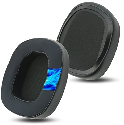 Kühlende Ersatz Ohrpolster Kissen Kompatibel mit Logitech G930 G933 G935 G633 G635 G533 G430 G431 G432 G433 G230 G231 G233 G332 G32 35 DE adset Ohrpolster mit kühlender Gelschicht/Memory-Schaum