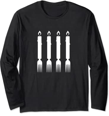 Four Candles Fork Handles British Comedy Long Sleeve T-Shirt