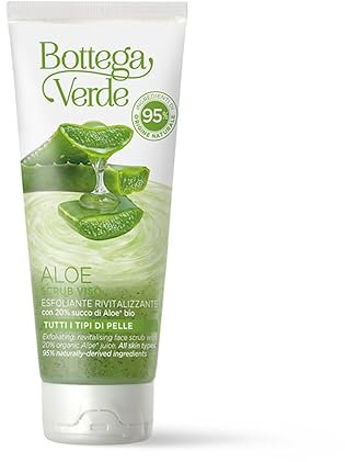 Aloe - Gesichtspeeling - revitalisierendes Peeling - mit 20%* Bio-Aloe-Saft - alle Hauttypen