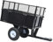 Kavolet Kippanhänger für Rasentraktor, Gartenwagen, Garten Transportanhänger, Transportwagen, Outdoor Rasenmäher Anhänger, Kippbar, 150 kg Last