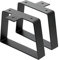 Signstek 8 inch/20cm metal, heavy-duty, modern DIY metal furniture with screws, used for bedside tables and TV stands