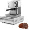 EFUTURETIME Sudschublade für Siebträgermaschine Kaffee Abklopfbehälter Edelstahl, Klopfbehälter mit Herausnehmbarer Geräuschabsorbierender Schlagstange, 350 x 250 x 100mm, Silber