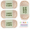 4 X 50g Häkelgarn Wolle zum Häkeln Dickes Garn Häkelwolle Easy Yarn Häkelgarn Chenille Wolle zum Häkeln gut Sichtbare Maschen, Dicke Wolle zum Häkeln Dickes Baumwoll-Nylon-Beige mit Häkelzubehör