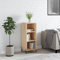 BaraSh Sideboard Sonoma-Eiche 34,5x32,5x90 cm Holzwerkstoff Buffetschrank Vitrinenschrank Industrial