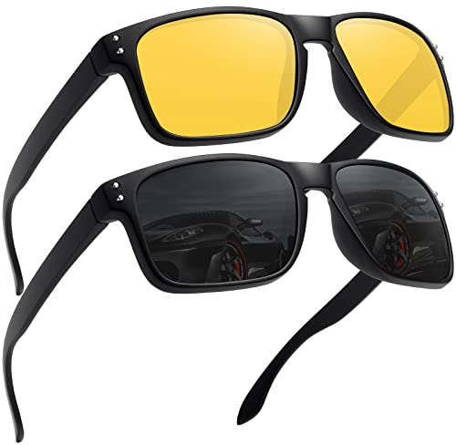LEDING&BEST Sonnenbrille Herren Damen Polarisierte UV-Schutz/TR90 unzerbrechlicher Rahmen Outdoor-Sportarten Strand Sonnenbrillen