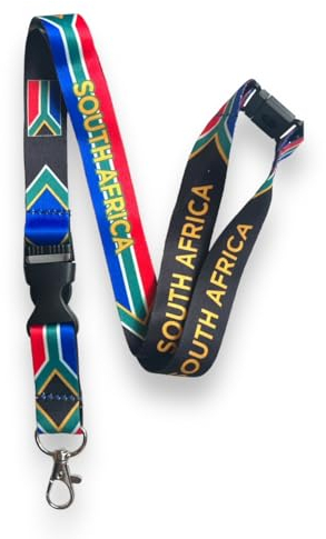 PAC Supplies Global Umhängeband mit Südafrika-Flagge, gemischt