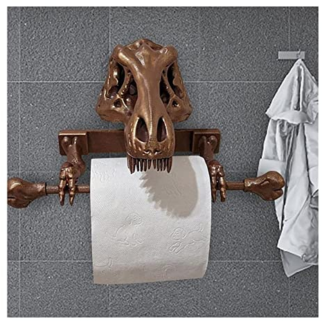 Toilettenpapierhalter, Papierhandtuchhalter, Toilettenpapierhalter, kreative Dinosaurier-Knochen, Rollenpapierhalter, Handtuchhalter, Wandhalterung, Aufbewahrungsregal, Toilettenpa