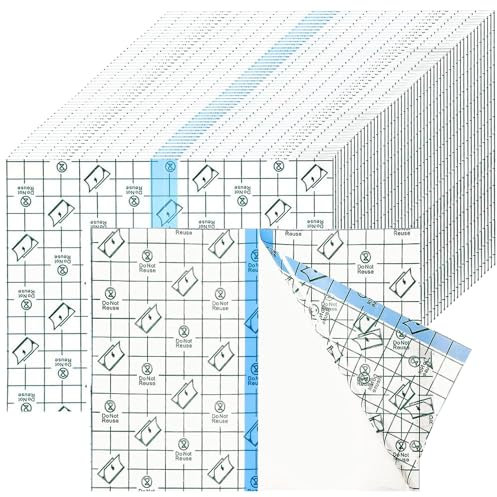 ANAMPION 10*12cm Tattoo Folie Tattoo Pflaster 50Pcs Tattoo Aftercare Wasserdichte Klebebandage Transparent Bandage PU Folie Tape Second Skin Tattoo Atmungsaktive Hautschutzauflage für Tätowierte Haut