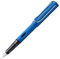 IEBTAWN 1 Stück Füller Füllfederhalter, Leichtes Aluminium, Ergonomischer Griff, Polierte Stahlfeder, Strichbreite Mittel (0.5Mm), Blau