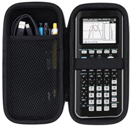 Xptieeck Hartschalenkoffer Kompatibel mit für TI-84 Plus/TI-84 Plus/TI-Nspire CXII CAS/TI-Nspire CXII/TI-83 Plus/TI-89 Titanium/TI-85 /TI-86