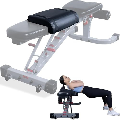 Hip Thrust Bench Pad für Rücken Schulter Nacken Unterstützung Fitnessgeräte Barbell Pad Schaum Pad für Gewichtheben Hüftstöße Bank Kissen Fitnessgeräte Fitnessgeräte Fitnessstudio Zubehör Polsterung