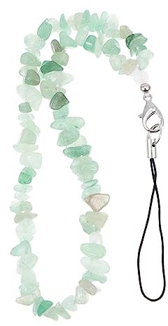 SKISUNO Stylish Crystal Gem Phone Chain Phone Rope Mobile Hanging Charm Beaded Lanyard Strap