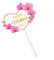 5 Stück Muttertag Happy Tortendeko, Cake Topper Deko, Cupcake Topper Tortendeko, Happy Tortendeko Geburtstag für Frauen Muttertag Geburtstagsfeier Dekoration,Rosa A 11x17cm