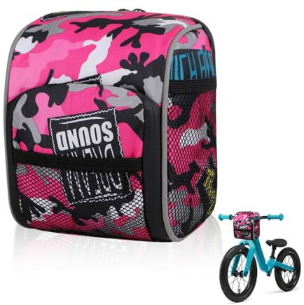 yotutun Lenkertasche Kinder, Fahrradkorb Vorne Fahrradtasche Laufradtasche Lenkerkorb Fahrrad Lenker Tasche Lenkertaschen für Kinderdreirad, Scooter, Kinderfahrrad