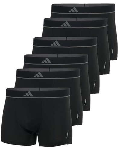 adidas - Active Micro Flex Eco - Retro Short/Pant - 6er Pack (XXL Schwarz)