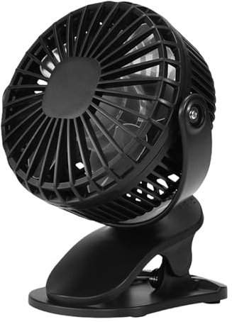 Hailerio Ventiladores De Sobremesa - Ventilador de Clip y Escritorio | Dispositivo de Enfriamiento Plegable y Giratorio con Batería de Larga Duración para Interior, Exterior, Oficinas, Hogar, Familia