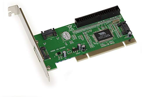 KALEA-INFORMATIQUE Scheda controller PCI con 3 porte SATA e 1 porta IDE. Montaggio indipendente o RAID 0 1 0+1 JBOD. Con chipset Via VT6421
