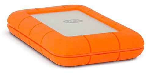 LaCie 301558 Rugged MINI Hard disk Esterno, Arancione/Grigio, 1 TB SSD
