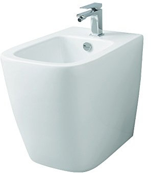 Bidet Bagno Serie A16 Filomuro in Ceramica - 3 colori disponibili (Bianco Lucido)