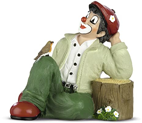 Gildeclown Figur Eine kleine Auszeit - Dekofigur und Sammlerstück handgefertigt - Lieferung im Geschenkkarton - Mehrfarbig Höhe 10 cm
