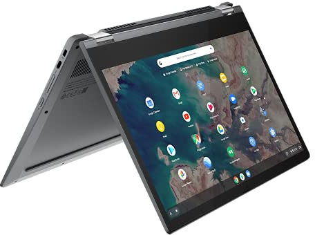 Lenovo IdeaPad Flex 5 Chromebook convertible, pantalla de 13,3 pulgadas Full HD Touch, procesador Intel Celeron 5205U, 64 GB eMMC, 4 GB RAM, USI Pen, Chrome OS, Graphite Grey