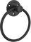 Industrielle Handtuchringe, Licperron, Mattschwarz, Rohr, Handtuchhalter, Wandmontage, Handtuchhalter für Badezimmer, 1 Stück