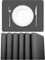MORROLS Tischsets Abwaschbar, Platzset Leder 6er Set Abwischbar Tischsets Lederoptik Kunstleder Wasserdicht PVC Platzset, Platzdeckchen für Küche Speisetisch, 42x30cm, Dunkelgrau