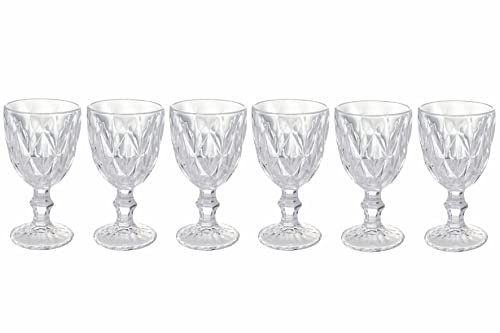 Villa d'Este Home Tivoli Renaissance 5907309 Stielgläser, Glas, 300 ml, 6 Stück