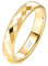 Zakk Ring Damen Herren Rosegold Schwarz Wolfram Schmal 4mm Breit Facetten Poliert Verlobungsringe Eheringe Partnerringe (Gold,52 (16.6))