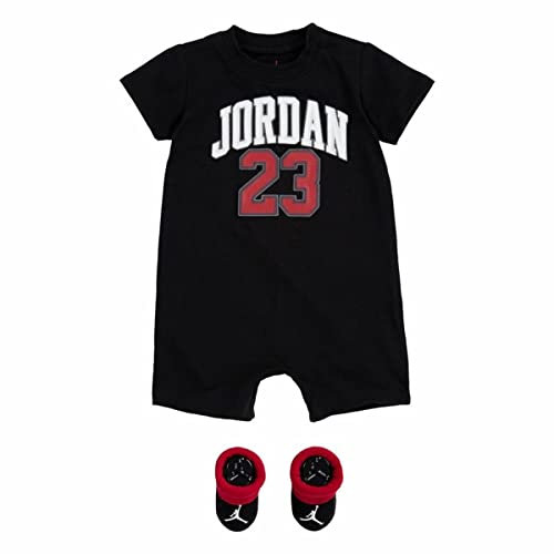Nike Jordan 23 Romper & Bootie Set, 023 - Schwarz, 6-12 Monate