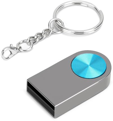 LEIZHAN Clé USB 3.0 Mini pour Voiture, PC, Portable - 32 Go, Vert, Avec Chaîne