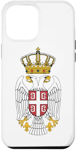 Serbischer Adler Grb Emblem von Serbien doppelköpfiger Adler Orao Hülle für iPhone 14 Pro Max