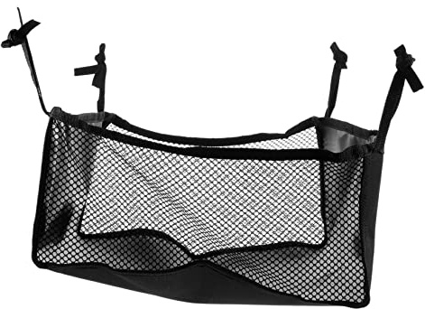 Healeved Unterrollstuhltasche für Rollstuhl und Rollator Oxford und Polyestergewebe Seitliche Netztaschen Ordnet Zubehör Sauber und Griffbereit