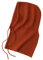 Prettystern Damen Herren 100% Kaschmir Kapuzen-Schal Loop Winter Mütze Sturmmütze Cashmere Balaklava Schlauch-Schal Rot-Braun