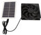Srliya 15 W de la Energía de Ahorro de Energía Panel de Energía Solar Ventilador de Escape, Eliminación de Olor, Portátil para Casas de Mascotas, Vehículos Recreativos, Silicio