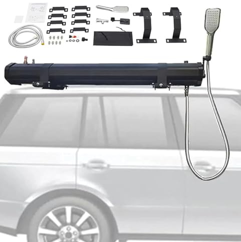 2025 Verbesserter Druckwassertank Für Campingdusche, Offroad-Dusche Für Overlanding. Tragbare Wasserspeicherhalterung an Der Stoßstange Für Overland-Geländefahrzeuge, Pick-up-Trucks 30L/7.9Gallon