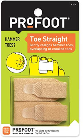 PROFOOT Toe Straight Hammertoe Wrap, 1 Pair