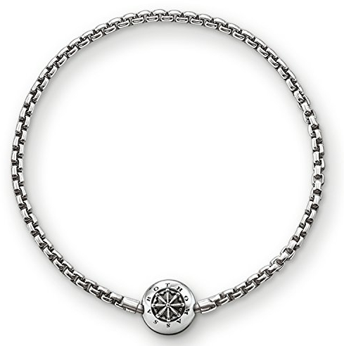 Thomas Sabo Unisex Bracelet Karma Beads 925 Sterling Silver KA0002-001-12
